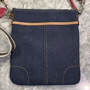 Coach Gently USED Denim Crossbody Bag